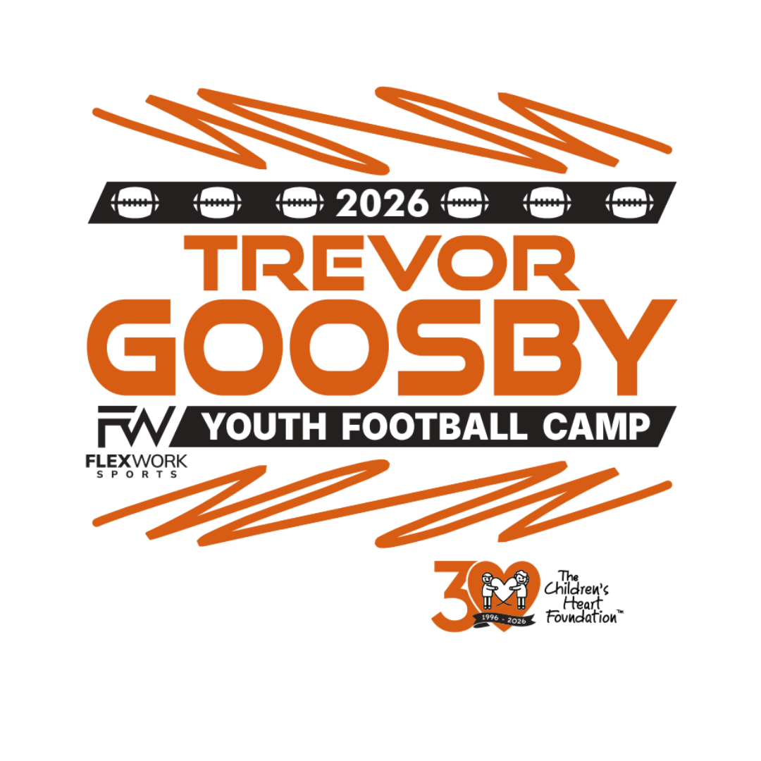 Trevor Goosby Football Camp: Support CHD Research - logo